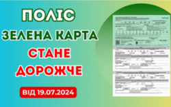 Поднимутся тарифы на Зелёную карту от 19.07.2024